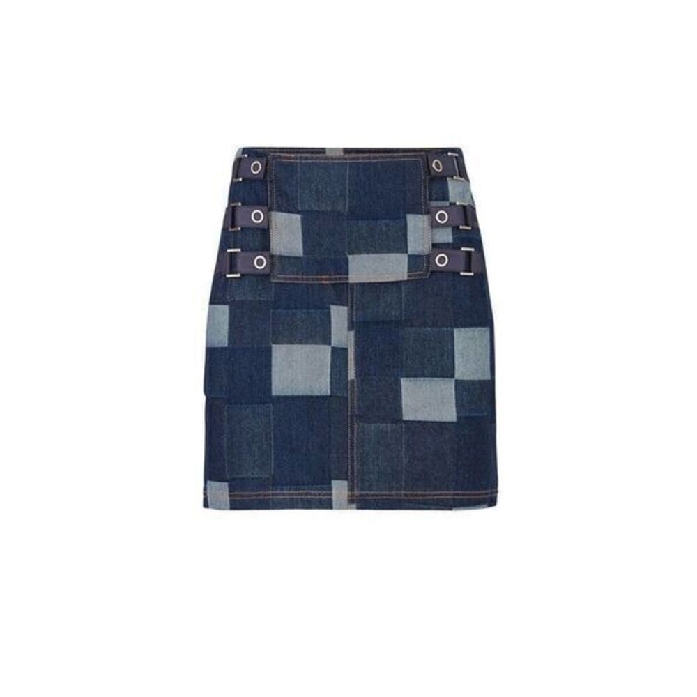 OPENING CEREMONY Denim Tab Skirt Sz 2